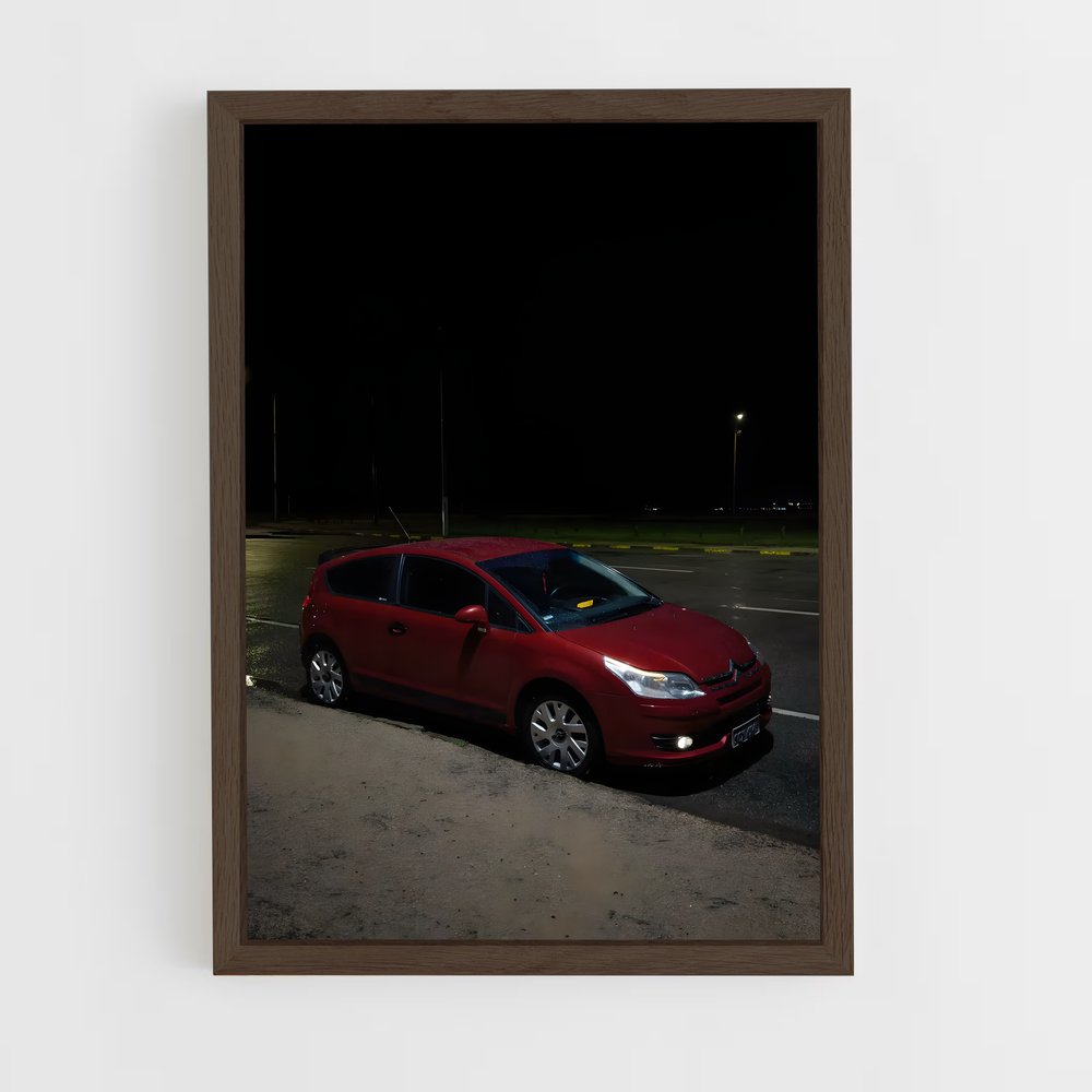 Poster Nuit Rouge – affiche Citroën (vue 5)